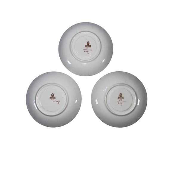 Vtg Wedgwood Prairie Flowers 5.75" Saucer Plate W1758 Made In England Set of 3 - Picture 2 of 9